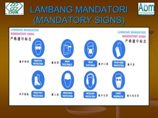 LAMBANG MANDATORI 
(MANDATORY SIGNS) 
 