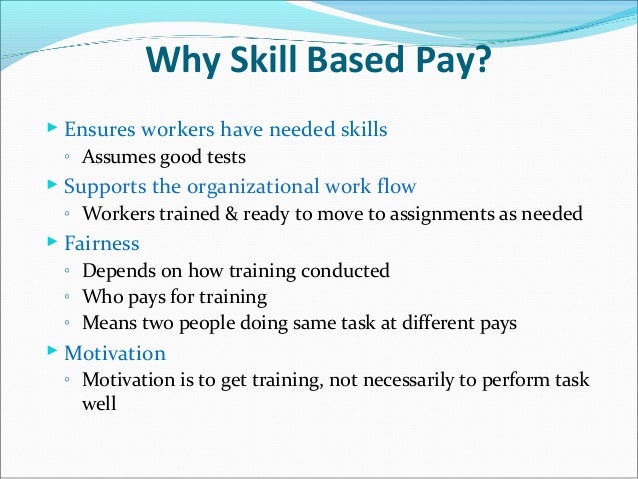 person based pay
