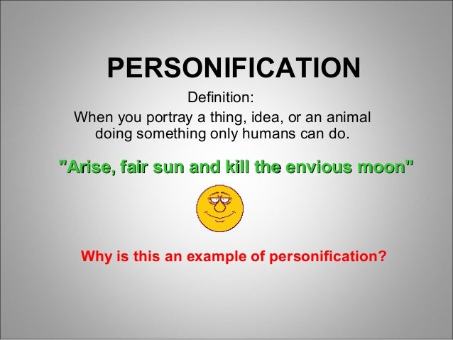 personification in romeo and juliet
