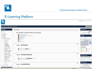 Slide 18
Pumping Technology For A Better Future
E-Learning Platform
 