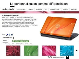 www.15marches.fr
La personnalisation comme différenciation
 