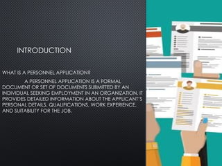 personnel application and letter head.pptx