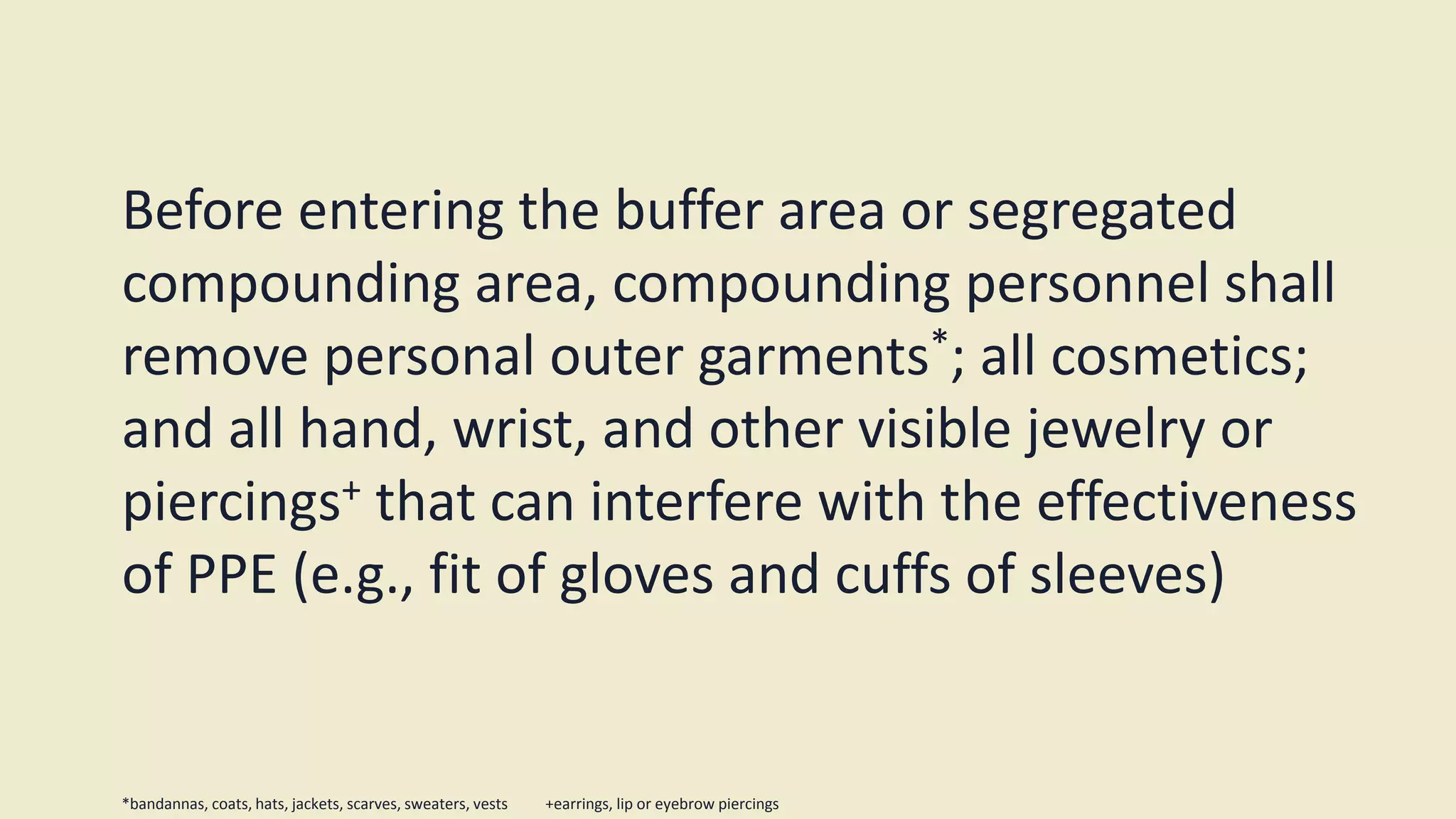 Pharmacy CSP Preparation: Personnel Garbing and Gloving | PPTX