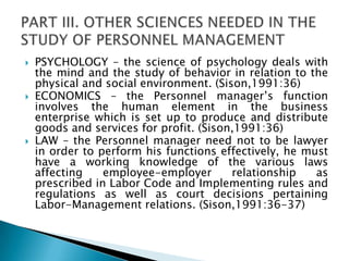 Personnel Management