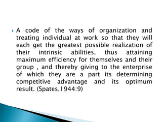 Personnel Management