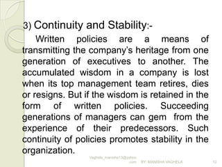Personnel policies | PPSX