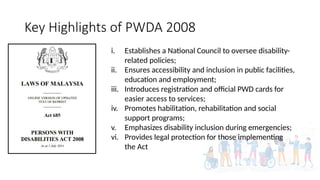 Public Health Concepts in Persons with Disabilities | PPT