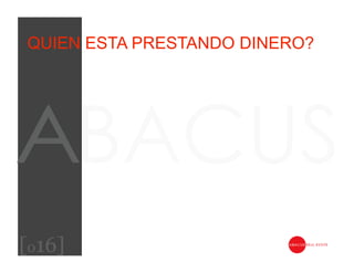 QUIEN ESTA PRESTANDO DINERO?




[016]
 