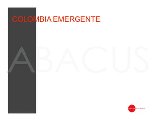 COLOMBIA EMERGENTE
 