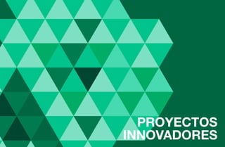 Perspectivas 2013   PROYECTOS INNOVADORES




                                                   PROYECTOS
14
                                                 INNOVADORES
 