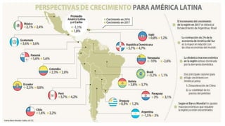 Perspectivas de crecimiento Latinoamerica 2017