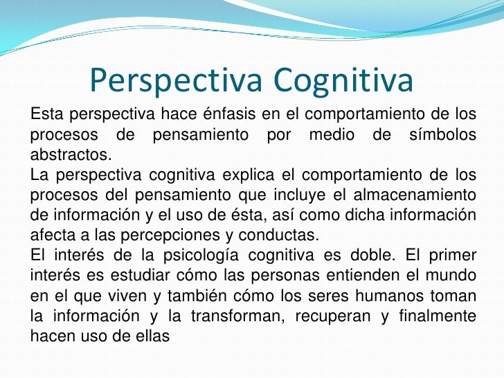 Perspectivas De La PsicologíA
