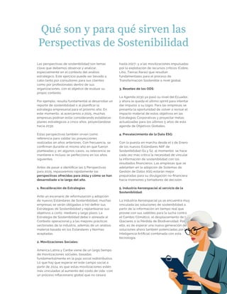 Las 5 Perspectivas de Sostenibilidad 2025 | PDF