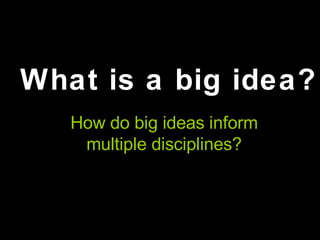 Big Ideas | PPT