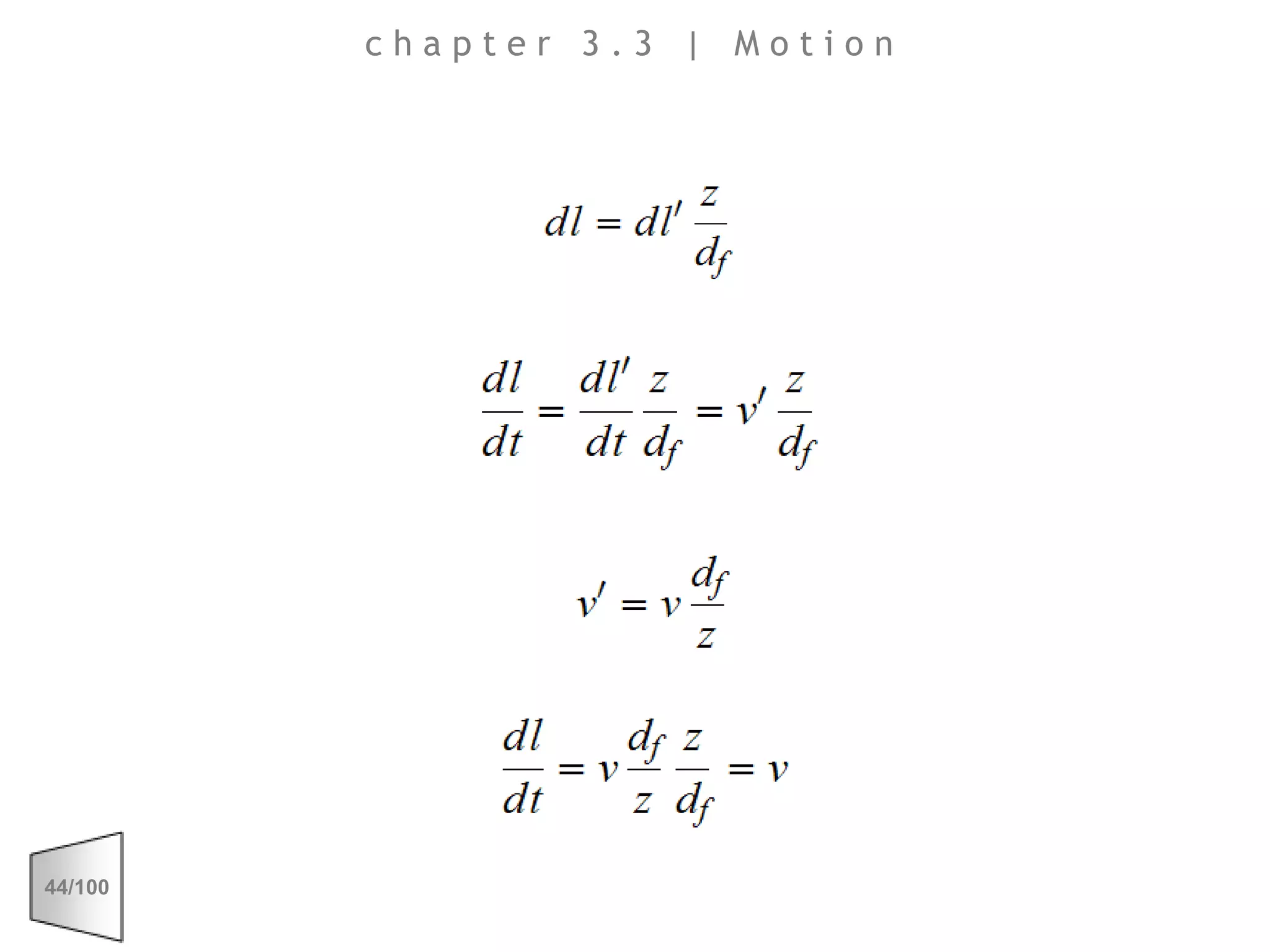 chapter 3.3 | Motion