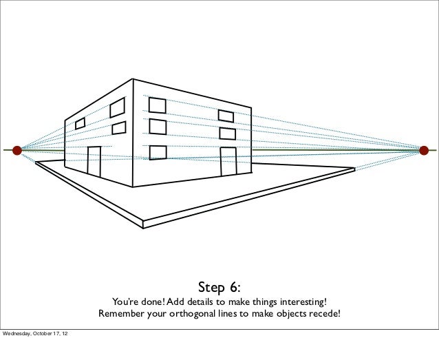 two point perspective drawing