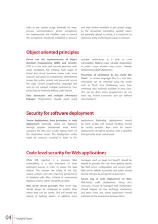 Finacle - Secure Coding Practices | PDF