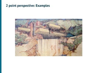2 point perspective: Examples
 