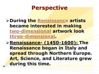 Pre Renaissance Perspective Perspective Drawings.ppt
