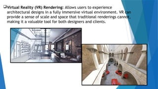 Traditional Vr Rendering Image PERSPECTIVE DRAWING, SOCIOGRAPHY AND RENDERING TECHNIQUES.pptx