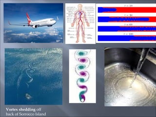 Vortex shedding off
back of Sorrocco Island
 