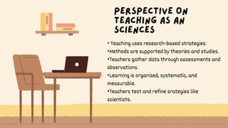 Perspective on Teaching. perspective as an art,schience, etc | PDF