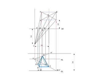 perspective projection of drawings i n engineering graphics | PPT