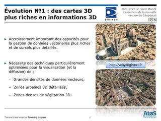 02/10/2012, Saint Mandé
Évolution №1 : des cartes 3D                                  Lancement de la nouvelle
           ...