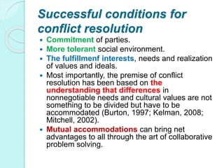 Perspectives on conflict-jeong-resume | PPT