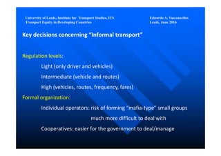 Perspectives - urban mobility challenges in developing countries | PDF