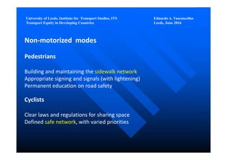 Perspectives - urban mobility challenges in developing countries | PDF