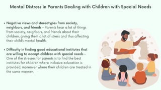 Perspectives of Parents on dealing Children with Special Needs Solh ...