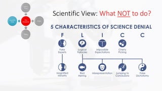 Scientific View: What NOT to do?
 