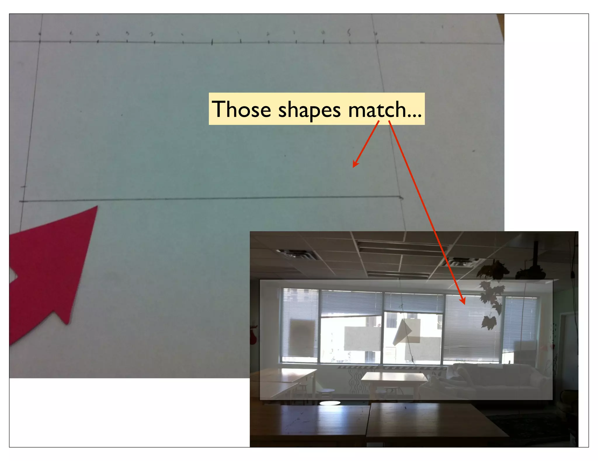 Those shapes match...
 