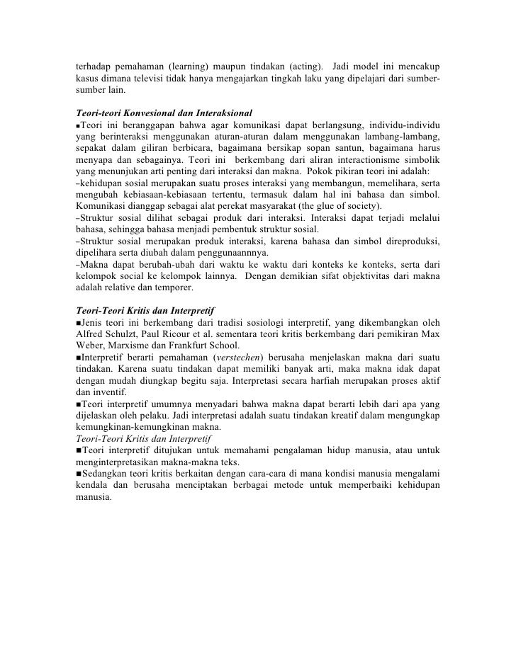 Perspektif komunikasi sebagai ilmu