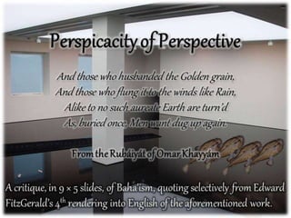 Perspicacity of Perspective