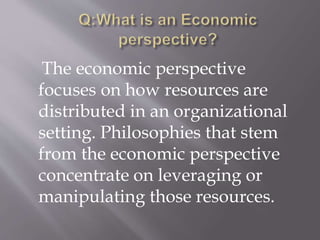Education as An Investment: Economic Perspective | PPTX