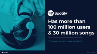 @uberflip | #conex
Has more than
100 million users
& 30 million songs
 