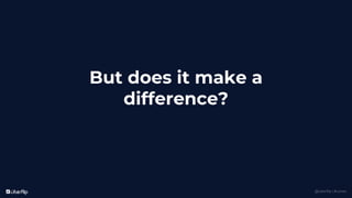 @uberflip | #conex
But does it make a
difference?
 