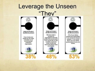 Leverage the Unseen
“They”
 