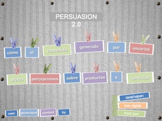 PERSUASION
                   2.0


                            por
     el




     percepciones           y




                                  tren digital
generated
 