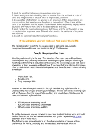 Persuasion and confidence dec 2010