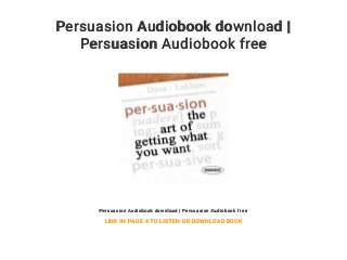persuasion 2007 ost download free