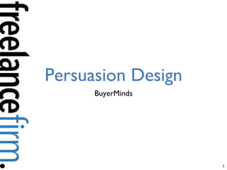 Persuasion Design ,[object Object]