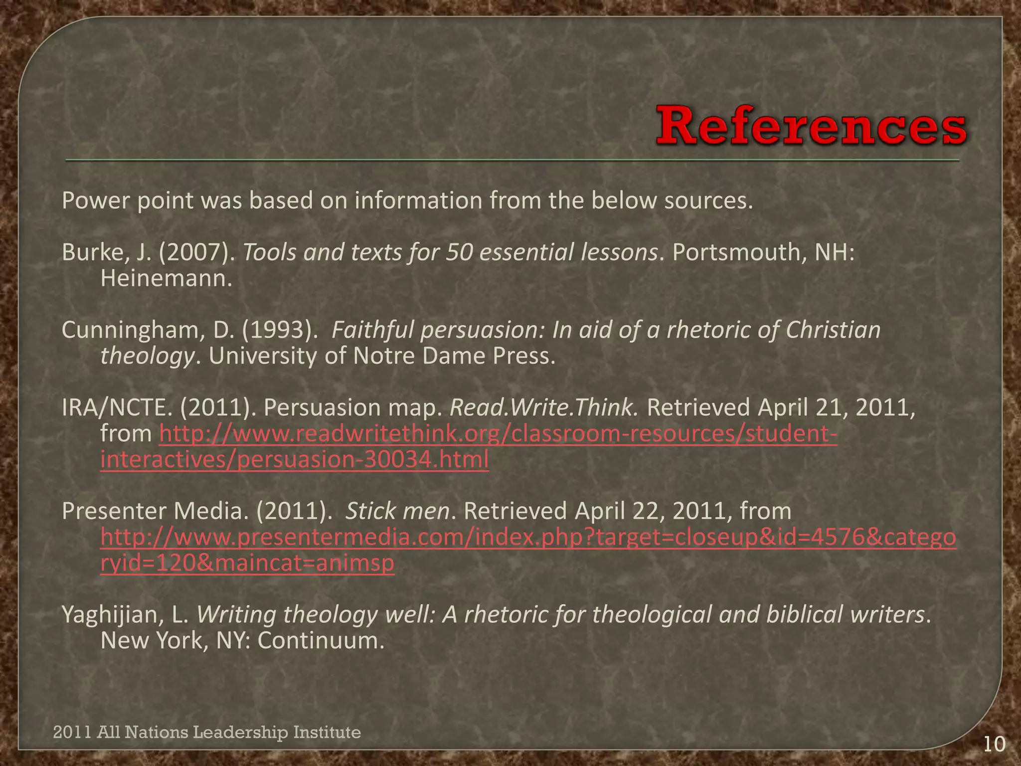 Persuasion Mapping: Constructing a Theological Argument | PDF