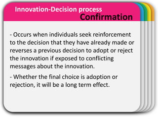 Innovation-Decision Process presentation | PPT