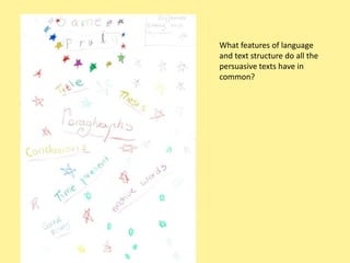 GRADUAL RELEASE OF RESPONSIBILITYRole of the teacherFamiliarising – students are immersed in or exposed to multiple examples of the selected text formsAnalysing - . Students analyse the organisation of the text form and construct their own rules for creating this type of text.MODELLINGThe teacher demonstrates and explains the literacy focus being taught. This is achieved by thinking aloud the mental processes and modelling the reading, writing, speaking and listeningSHARINGThe teacher continues to demonstrate the literacy focus, encouraging students to contribute ideas and informationGUIDINGThe teacher provides scaffolds for students to use the literacy focus. Teacher provides feedbackAPPLYINGThe teacher offers support and encouragement when necessaryThe student works independently to apply the use of literacy focusDEGREE OF CONTROLStudents work with help from the teacher and peers to practise the use of the literacy focusStudents contribute ideas and begin to practise the use of the literacy focus in whole class situationsThe student participates by actively attending to the demonstrations35Pearson & GallagherRole of the student
