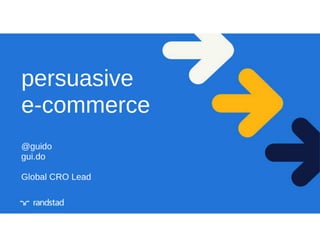 Persuasive ecommerce