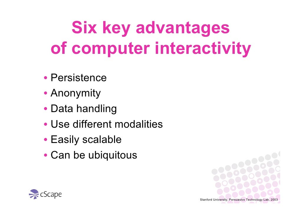 Six key advantages of computer