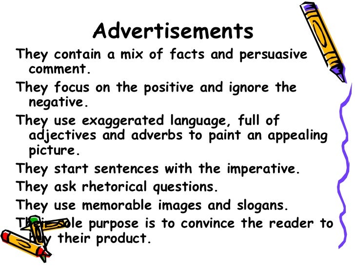 Persuasive advertisement essay examples picture
